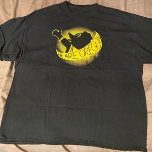 “we are oregon” black and yellow oregon ducks tee